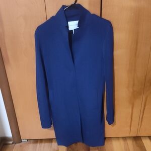 Carolina Belle Blue Blazer with Shawl Collar